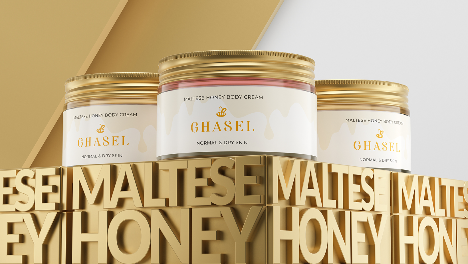 Ghasel Körpercreme mit maltesischem Honig – Rettung für trockene Haut